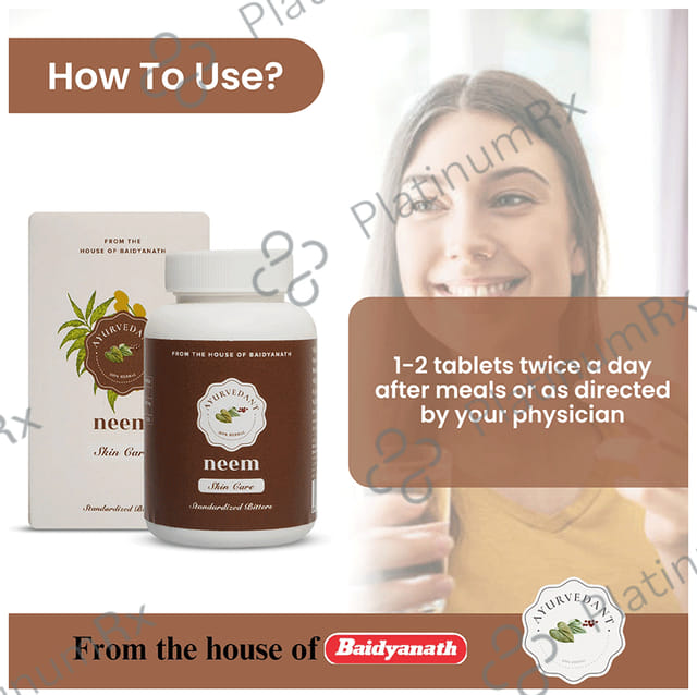 Baidyanath (Jhansi) Ayurvedant Neem Tablet
