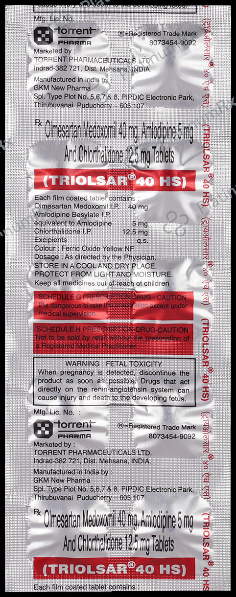 Triolsar 40 HS Tablet