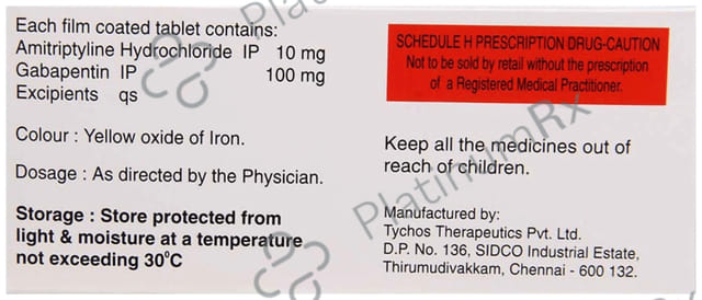 Amigaba LS 10/100mg Tablet 10s