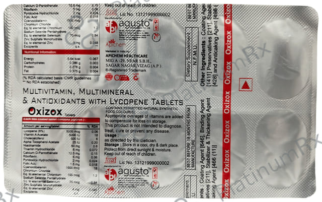 Oxizox Tablet