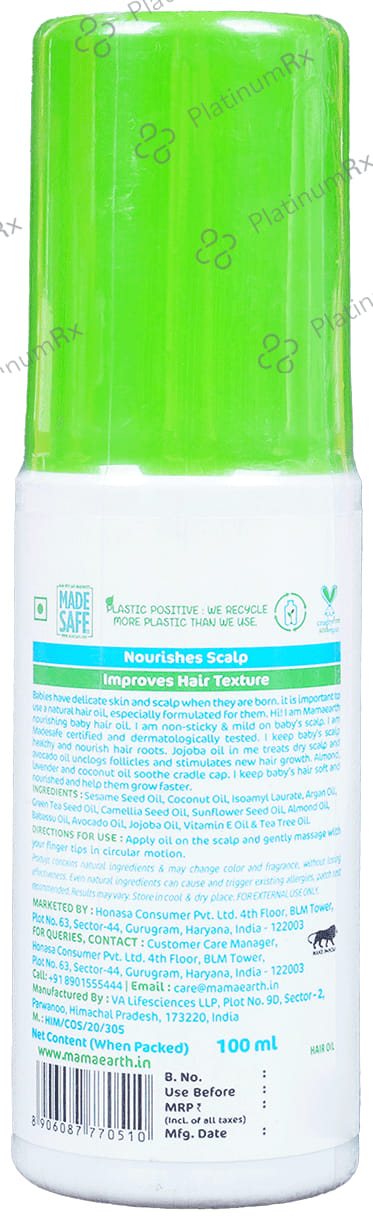 Mamaearth Nourishing Baby Hair Oil 100ml