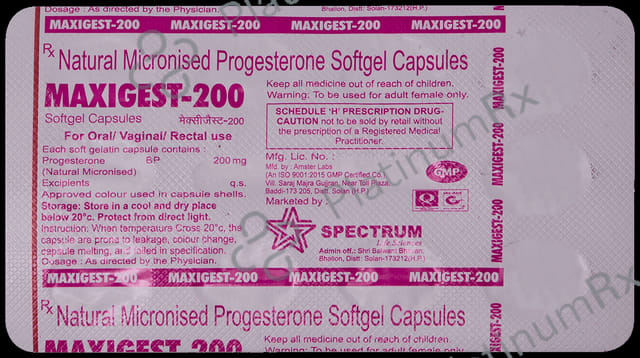 Maxigest 200mg Capsule