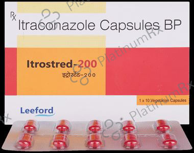 Itrostred 200mg Capsule 10s