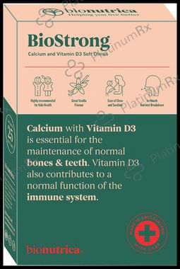 Bionutrica BioStrong Calcium and Vitamin D3 Chews