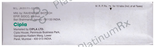 Metolar TL 50 50/40mg Tablet 10s