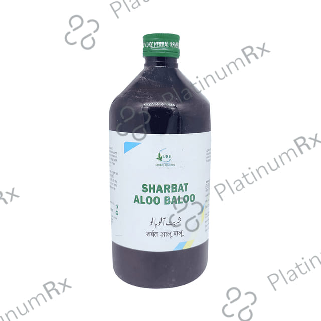 Cure Herbal Remedies Sharbat Aloo Baloo 500 ml
