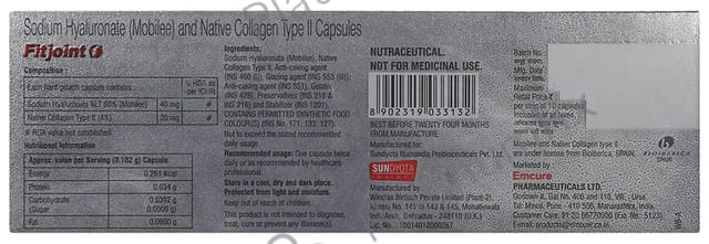 Fitjoint 60mg Capsule 10s