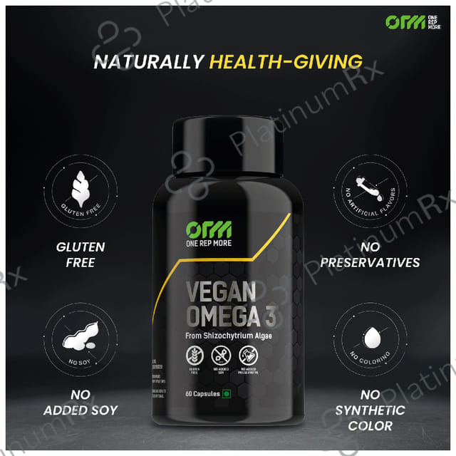 One Rep More Vegan Omega 3 Capsule 60s