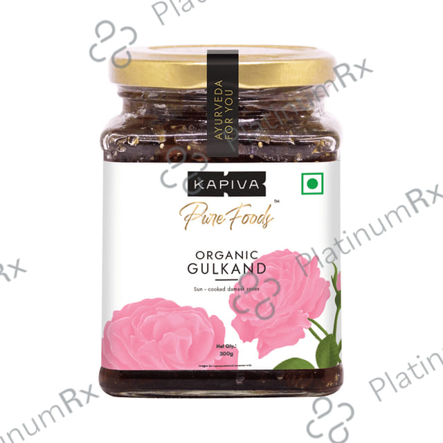 Kapiva Pure Foods Organic Gulkand - Sun-Cooked Damask Roses & Mishri