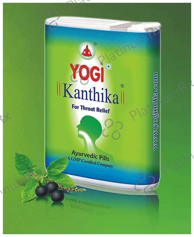 Yogi Kanthika Ayurvedic Pills for Throat Relief Tablets 70s