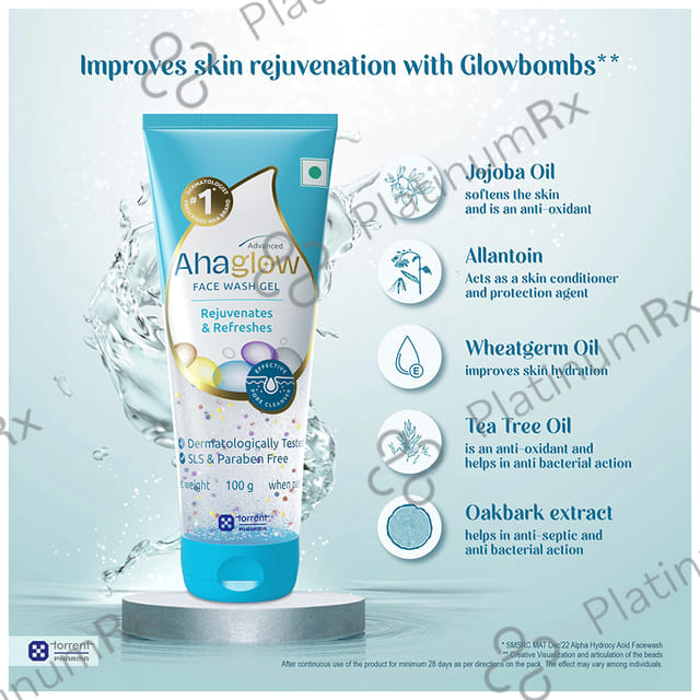 Ahaglow Advanced Skin Rejuvenating Face Wash 100gm