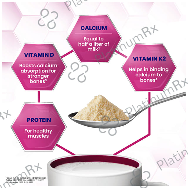 Horlicks Women's Plus with Calcium, Vitamin D & K2 for Strong Bones - Flavour Caramel 750 gm