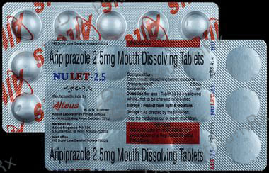 Nulet 2.5mg Tablet MD 15s