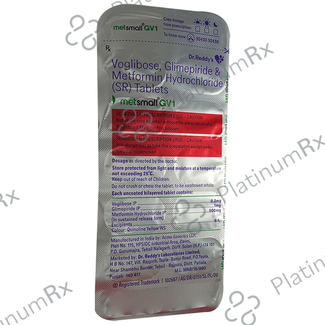 Metsmall GV 1 Tablet SR 10s