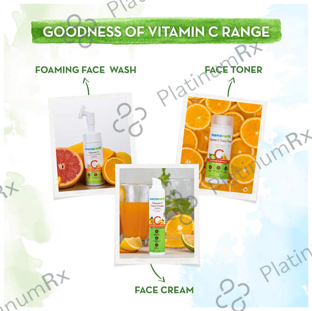 Mamaearth Vitamin C Face Scrub - Paraben & SLS-Free - For All Skin Types