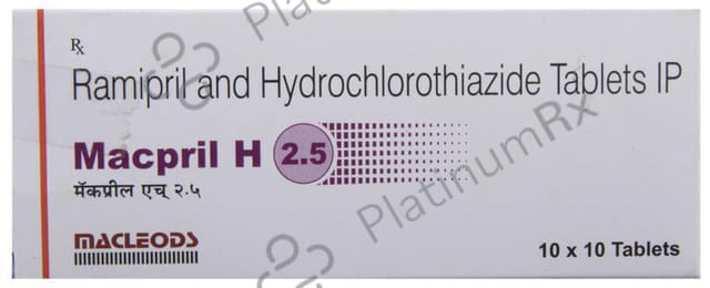 Macpril H 2.5mg Tablet 10s