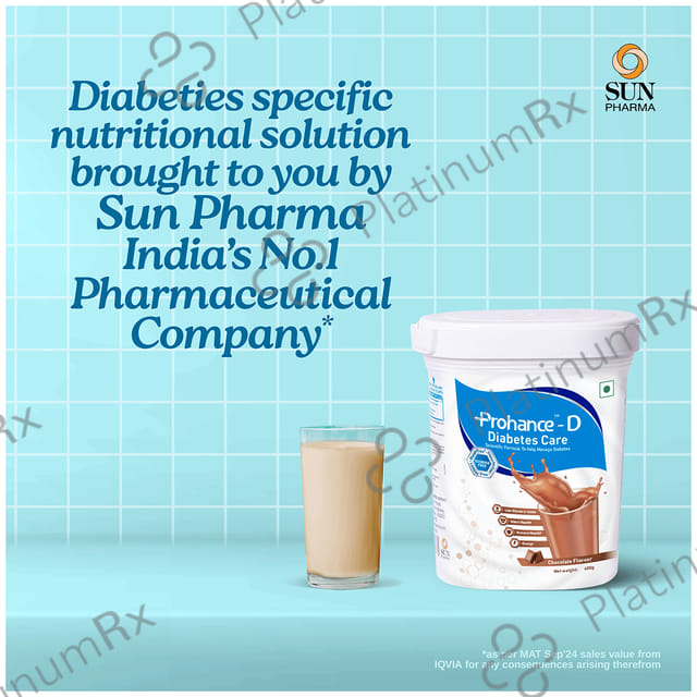 Prohance D Nutritional Supplement Chocolate Flavour Powder 400gm