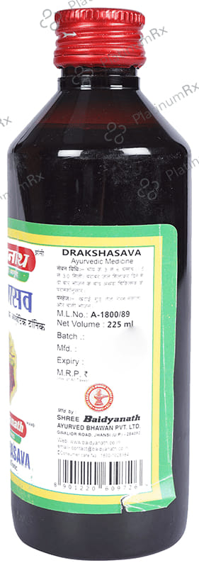 Baidyanath (Jhansi) Drakshasava 225 ml