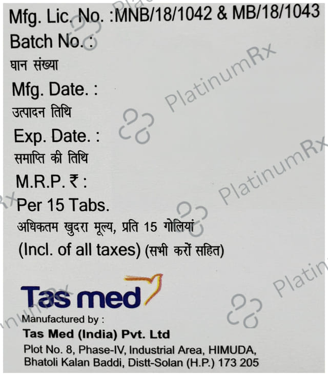 Torsitas 20mg Tablet 15s