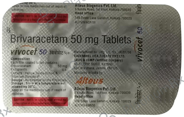 Vivocet 50 Tablet 15 Tablet