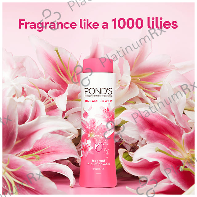 Pond's Magic Freshness Talc Powder Dreamflower Pink Lily
