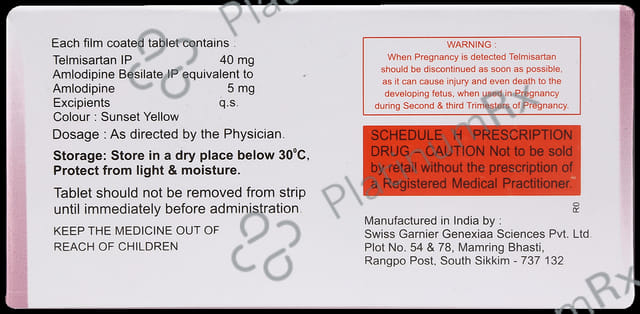 Telaid AM 5/40mg Tablet 10s
