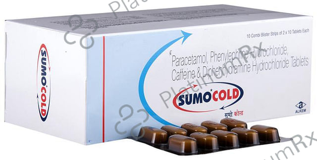 Sumo Cold 30/25/500/5mg Tablet 10s