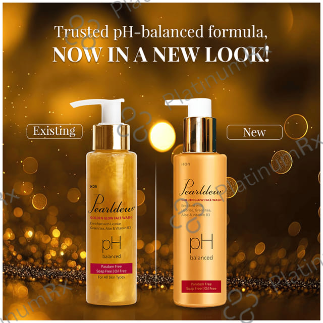 Pearldew Golden Glow Face Wash
