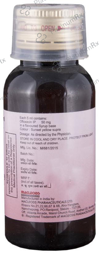 Oflomac 50mg Oral Solution 60ml