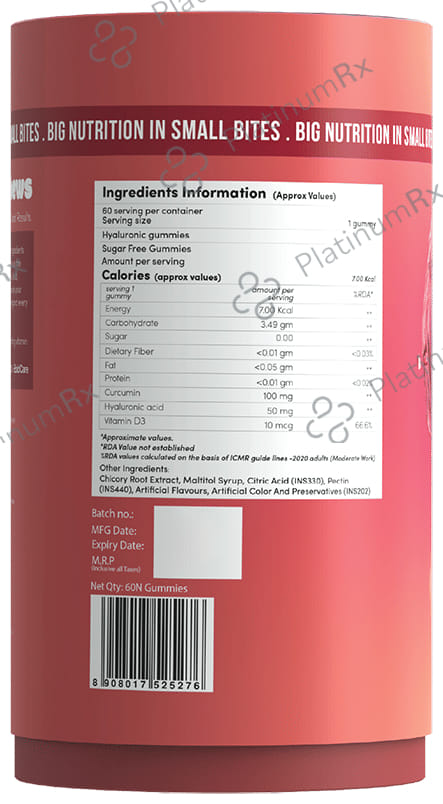 Bold Care Chew Glowing Skin Gummy Mango