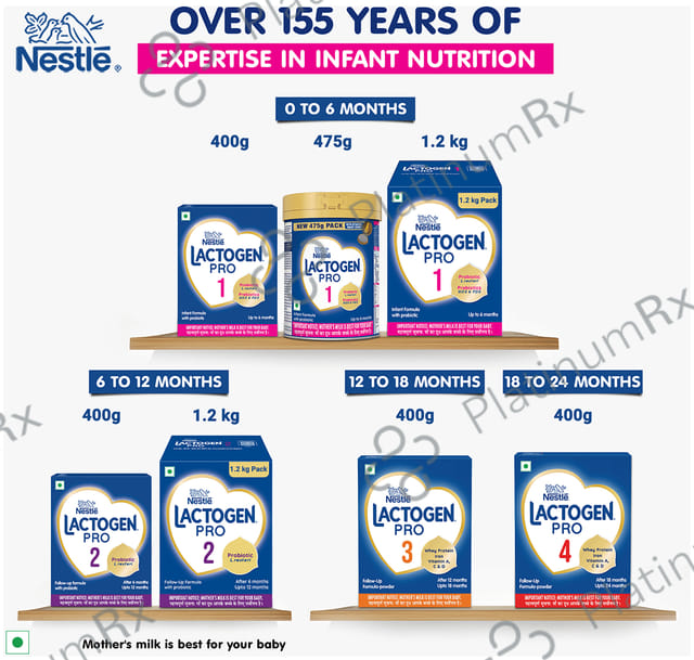 Lactogen Pro 1 Refill Powder 400gm