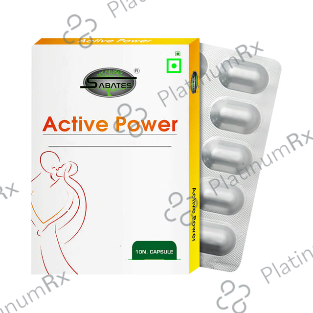 Sabates Active Power for Male Performance Capsule 10 capsules