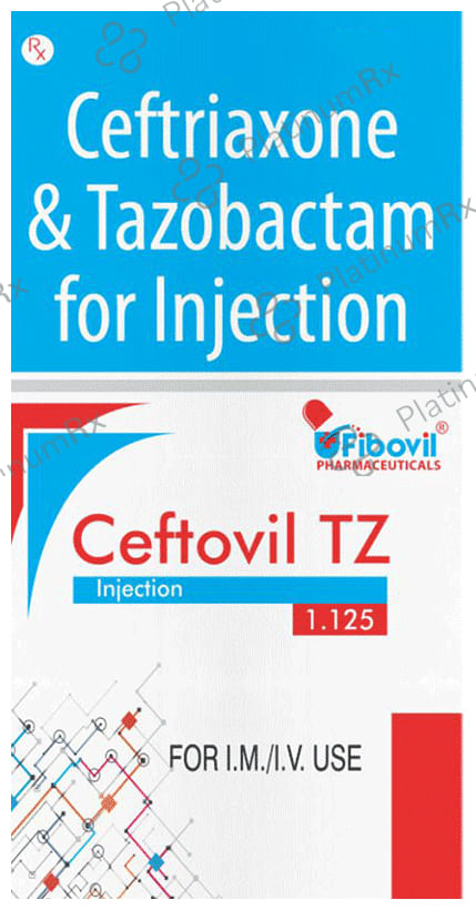 Ceftrivin TZ 1.125 Injection