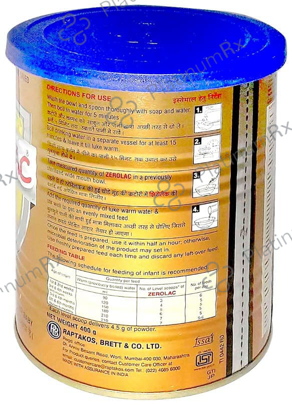 Zerolac Powder 400gm