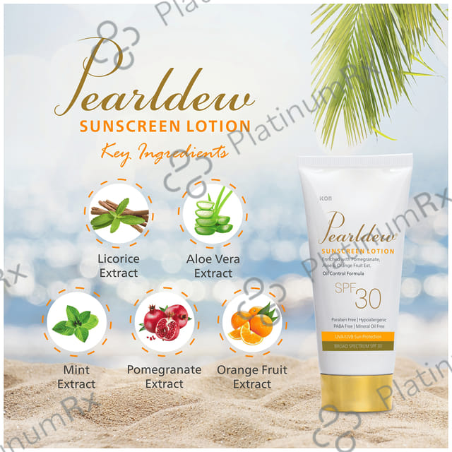 Pearldew Sunscreen SPF 30 Lotion 50ml