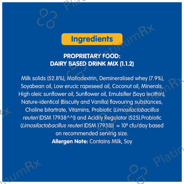 Nestle Lactogrow with Whey Protein, Calcium & Vitamin D (2 to 6 Years) - Flavour Biscuity and Vanilla