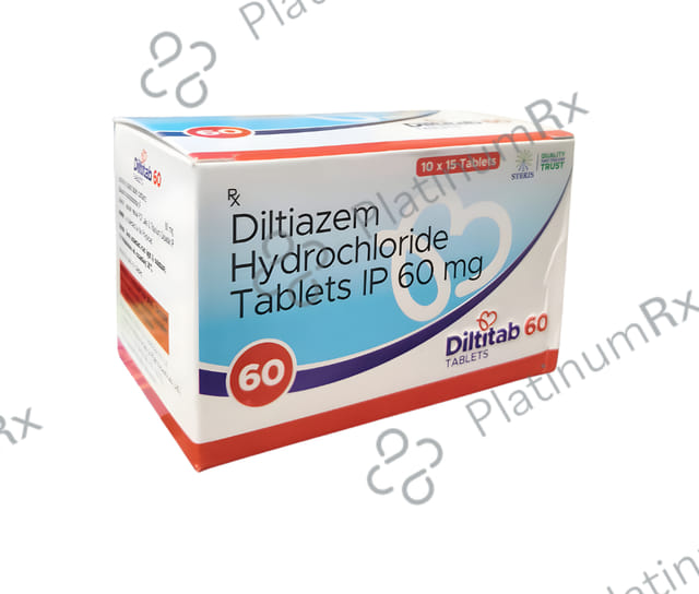 Diltitab 60mg Tablet 15s