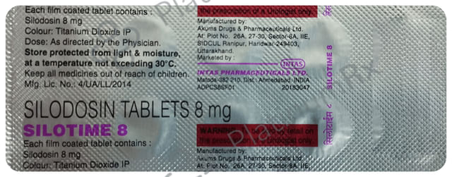 Silotime 8 Tablet 10 tablets