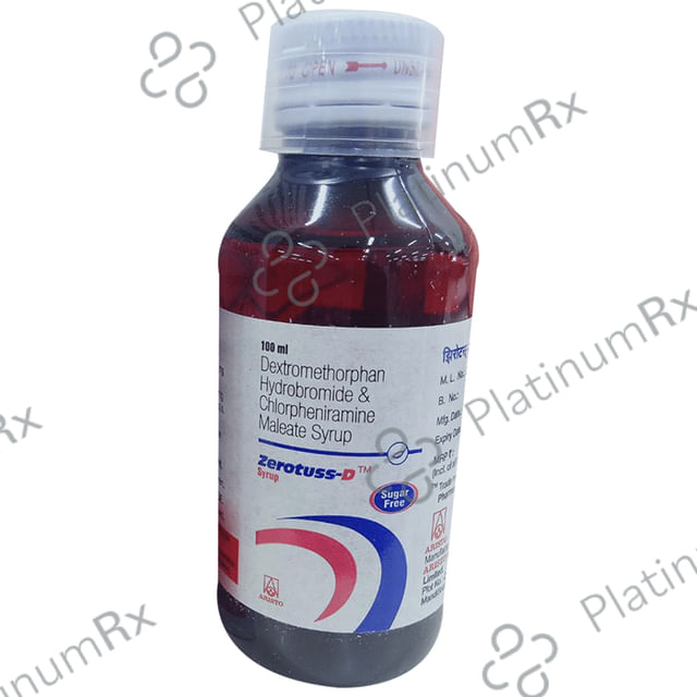 Zerotuss-D Syrup Sugar Free