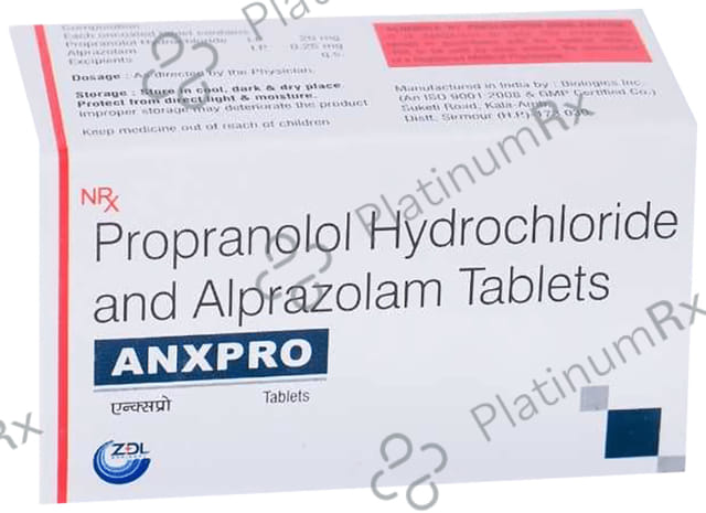 Anxpro 0.25/20mg Tablet 10s