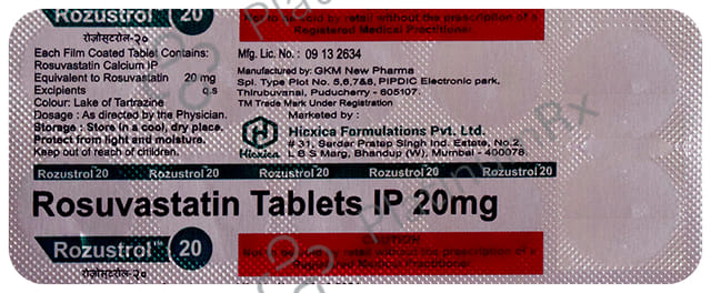 Rozustrol 20 Tablet