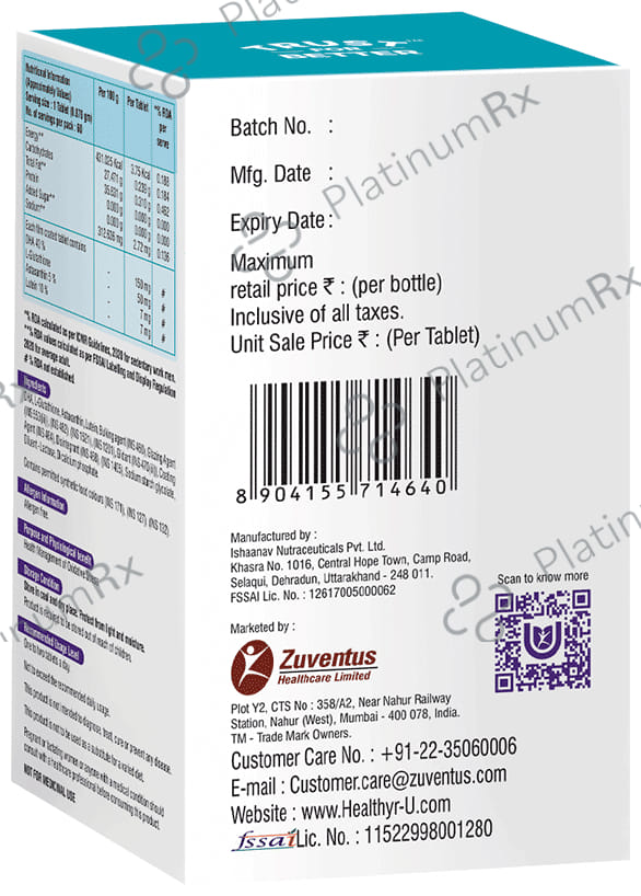 Healthyr U Eye & Vision Care Tablet 60s