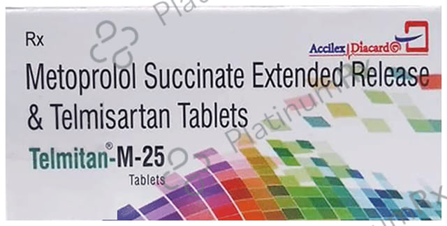 Telmitan M 25/40mg Tablet ER 10s
