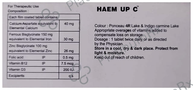 Haem UP C Tablet 10s