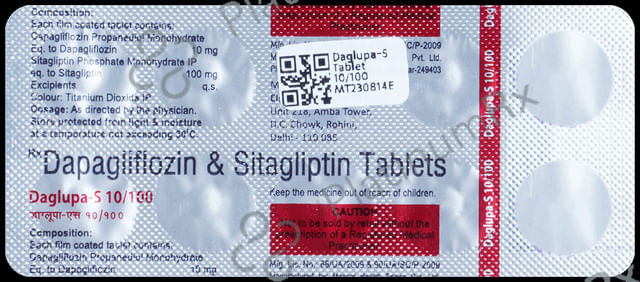 Daglupa S 10/100mg Tablet 10s