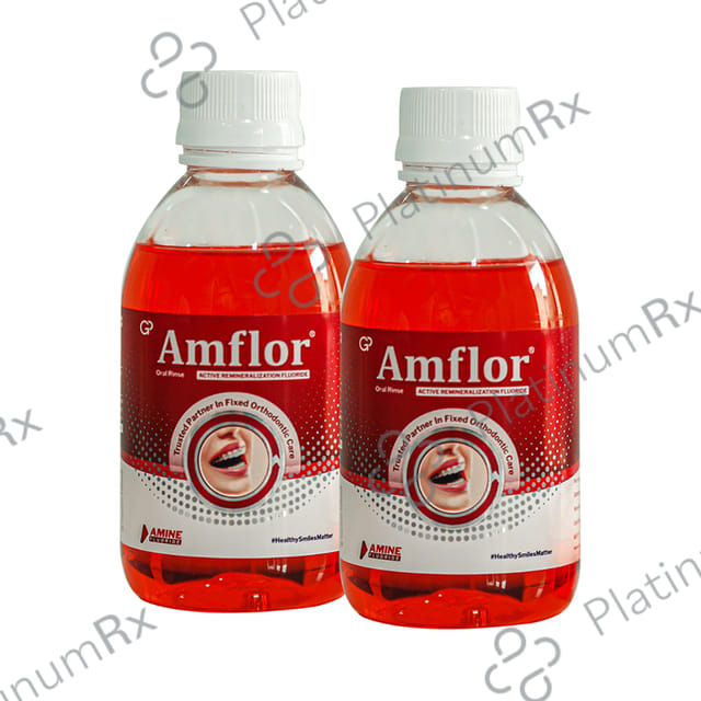 Amflor Oral Rinse with Active Remineralisation Fluoride 250ml