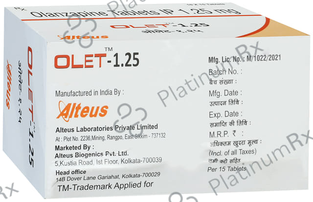 Olet 1.25mg Tablet 15s