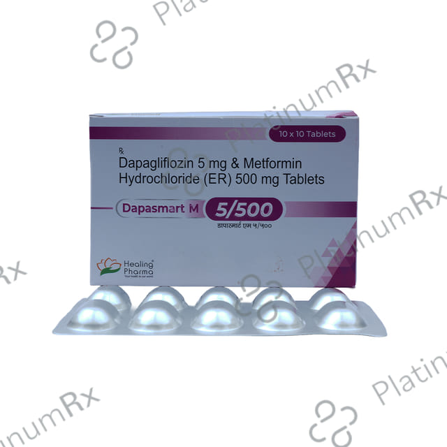 Dapasmart M 5/500mg Tablet ER 10s