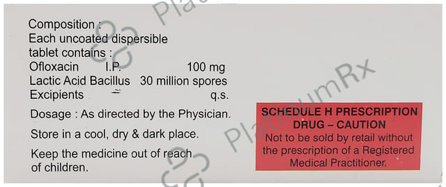 Oflo 100mg Tablet DT