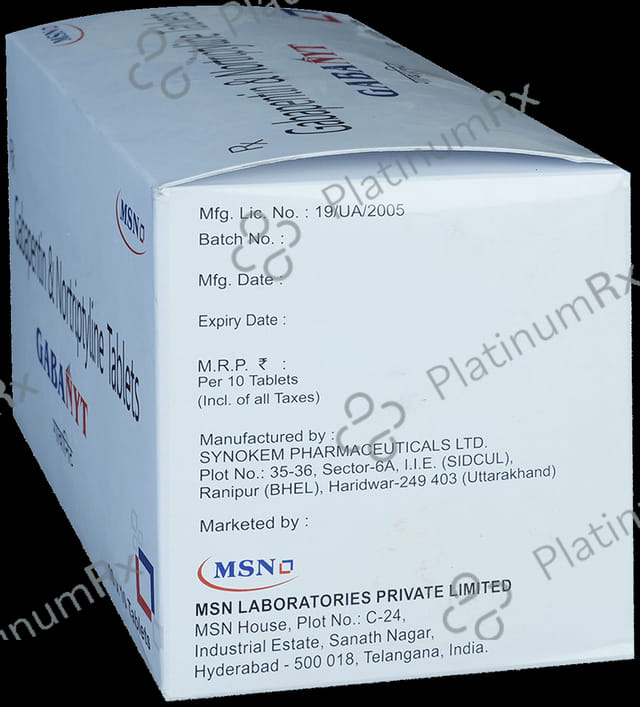 Gabanyt 400/10mg Tablet 10s
